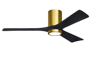 Irene-3HLK 52 Inch 3 blade paddle fan. Multipple Finish Options to choose from. Brushed Brass / Matte Black Finish