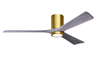 Irene-3HLK 60 Inch 3  blade paddle fan. Multiple Finish Options to choose from. Brushed Brass / Barnwood Tone Finish