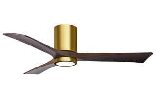 Irene-3HLK 52 Inch 3 blade paddle fan. Multipple Finish Options to choose from. Brushed Brass / Walnut Finish