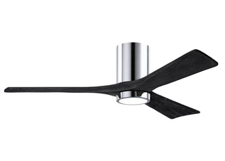 Irene-3HLK 52 Inch 3 blade paddle fan. Multipple Finish Options to choose from. Polished Chrome / Matte Black Finish