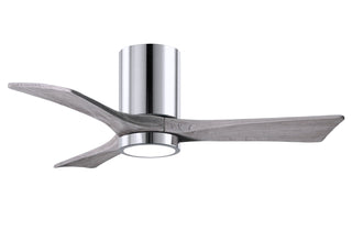 Irene-3HLK  42 Inch 3 blade paddle fan. Multiple Finish Options to choose from. Polished Chrome / Barnwood Tone Finish