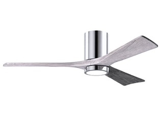 Irene-3HLK 52 Inch 3 blade paddle fan. Multipple Finish Options to choose from. Polished Chrome / Barnwood Tone Finish