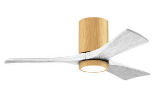 Irene-3HLK  42 Inch 3 blade paddle fan. Multiple Finish Options to choose from. Light Maple / Matte White Finish