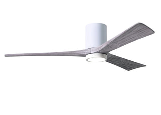 Irene-3HLK 60 Inch 3  blade paddle fan. Multiple Finish Options to choose from. Gloss White / Barnwood Tone Finish