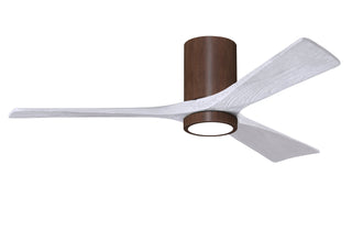 Irene-3HLK 52 Inch 3 blade paddle fan. Multipple Finish Options to choose from. Walnut Tone / Matte White Finish