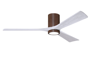 Irene-3HLK 60 Inch 3  blade paddle fan. Multiple Finish Options to choose from. Walnut Tone / Matte White Finish