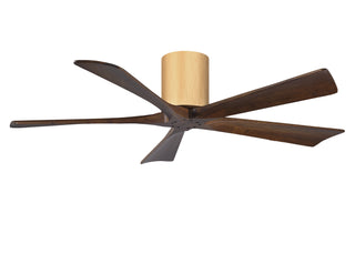 Irene-5H Series 52 Inch 5 blade paddle fan. Multiple Finish Options to choose from. Light Maple / Walnut Finish