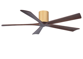 Irene-5H Series 60 Inch 5 blade paddle fan. Multiple Finish Options to choose from. Light Maple / Walnut Finish