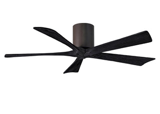 Irene-5H Series 52 Inch 5 blade paddle fan. Multiple Finish Options to choose from. Textured Bronze / Matte Black Finish