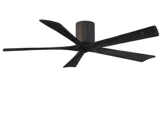 Irene-5H Series 60 Inch 5 blade paddle fan. Multiple Finish Options to choose from. Textured Bronze / Matte Black Finish