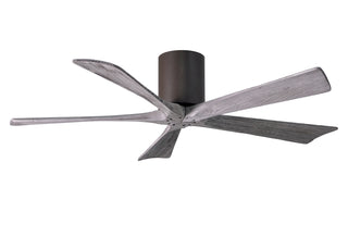 Irene-5H Series 52 Inch 5 blade paddle fan. Multiple Finish Options to choose from. Textured Bronze / Barnwood Tone Finish