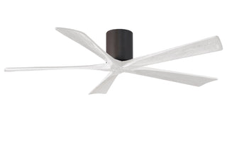 Irene-5H Series 60 Inch 5 blade paddle fan. Multiple Finish Options to choose from. Textured Bronze / Matte White Finish