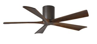 Irene-5H Series 52 Inch 5 blade paddle fan. Multiple Finish Options to choose from. Textured Bronze / Walnut Tone Finish