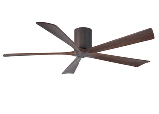 Irene-5H Series 60 Inch 5 blade paddle fan. Multiple Finish Options to choose from. Textured Bronze / Walnut Tone Finish