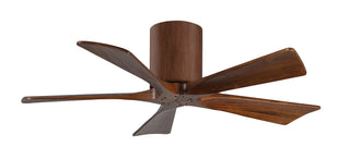 Irene-5H Series 42 Inch 5 blade paddle fan. Multiple Finish Options to choose from. Walnut / Walnut Finish