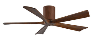 Irene-5H Series 52 Inch 5 blade paddle fan. Multiple Finish Options to choose from. Walnut tone / Walnut Finish