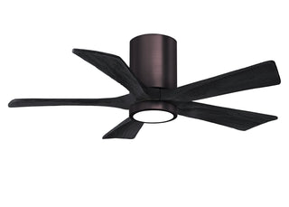 Irene-5HLK Series 42 Inch 5 blade paddle fan. Multiple Finish Options to choose from. Brushed Bronze / Matte Black Finish