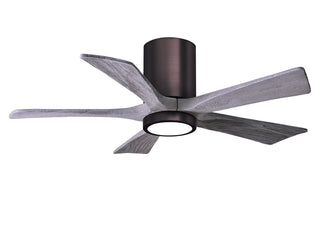 Irene-5HLK Series 42 Inch 5 blade paddle fan. Multiple Finish Options to choose from. Brushed Bronze / Barnwood Tone Finish