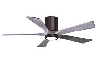 Irene-5HLK Series 52 Inch 5 blade paddle fan. Multiple Finish Options to choose from. Brushed Bronze / Barnwood Tone Finish