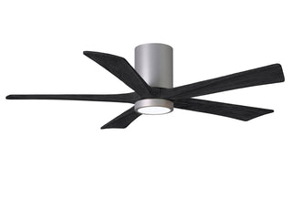 Irene-5HLK Series 52 Inch 5 blade paddle fan. Multiple Finish Options to choose from. Brushed Nickel / Matte Black Finish