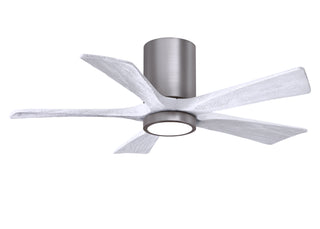 Irene-5HLK Series 42 Inch 5 blade paddle fan. Multiple Finish Options to choose from. Brushed Pewter / Matte White Finish