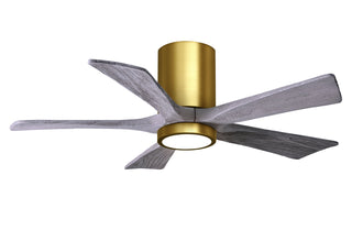 Irene-5HLK Series 42 Inch 5 blade paddle fan. Multiple Finish Options to choose from. Brushed Brass / Barnwood Tone Finish