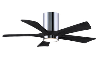 Irene-5HLK Series 42 Inch 5 blade paddle fan. Multiple Finish Options to choose from. Polished Chrome / Matte Black Finish