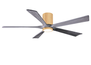 Irene-5HLK Series 60 Inch 5 blade paddle fan. Multiple Finish Options to choose from. Light Maple / Barn Wood