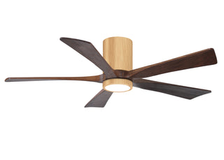 Irene-5HLK Series 52 Inch 5 blade paddle fan. Multiple Finish Options to choose from. Light Maple / Walnut Finish