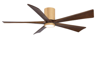 Irene-5HLK Series 60 Inch 5 blade paddle fan. Multiple Finish Options to choose from. Light Maple / Walnut