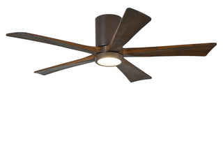 Irene-5HLK Series 52 Inch 5 blade paddle fan. Multiple Finish Options to choose from. Textured Bronze / Walnut Tone Finish