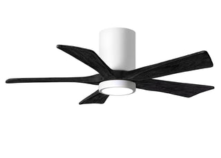 Irene-5HLK Series 42 Inch 5 blade paddle fan. Multiple Finish Options to choose from. Gloss White / Matte Black Finish