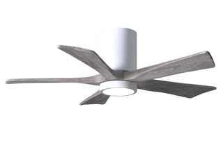 Irene-5HLK Series 42 Inch 5 blade paddle fan. Multiple Finish Options to choose from. Gloss White / Barnwood Tone Finish