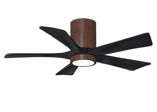 Irene-5HLK Series 42 Inch 5 blade paddle fan. Multiple Finish Options to choose from. Walnut / Matte Black Finish