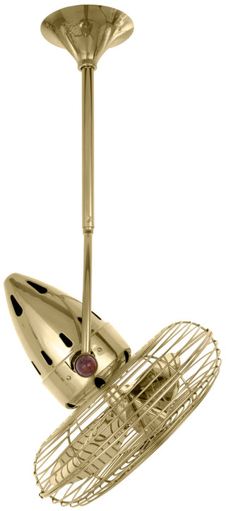 Jarold Direcional ceiling fan. Multiple Finish Options to choose from. Polished Brass / Polished Brass Finish / 13 Inch