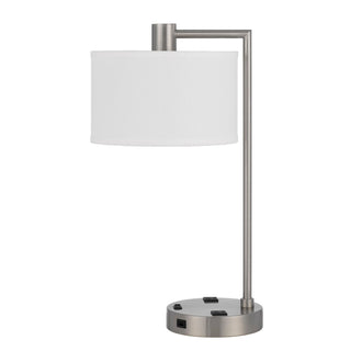 Roanne Metal Desk Lamp With Power Outlet And Usb Charging Ports