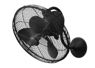 Laura 90° oscillating 3-speed wall fan. Multiple Finish Options to choose from.