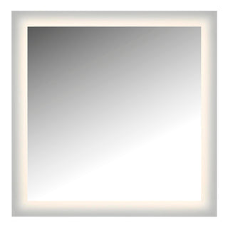 Led 4 Sided Wall Glow Style Mirror - Square