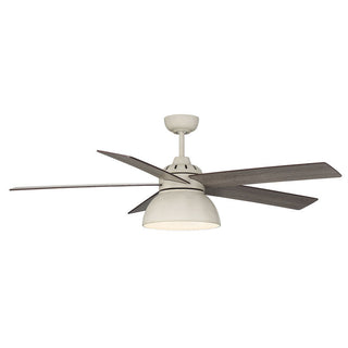 52" LED Ceiling Fan in Distressed White Distressed White