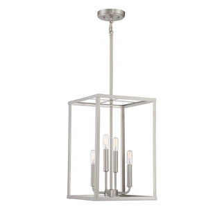 4-Light Pendant in Brushed Nickel Brushed Nickel