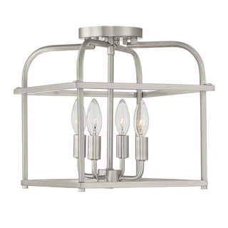 4-Light Ceiling Light in Brushed Nickel Brushed Nickel