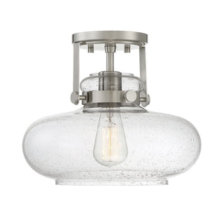 1-Light Ceiling Light in Brushed Nickel Brushed Nickel