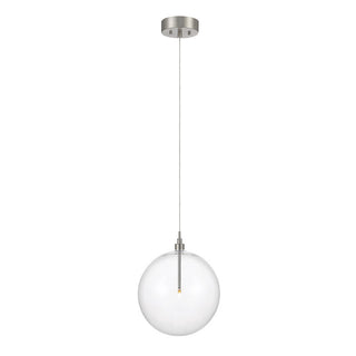 1-Light Pendant in Brushed Nickel Brushed Nickel