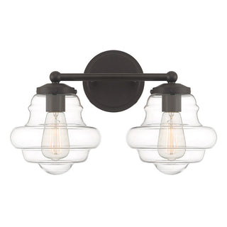 2-Light Bathroom Vanity Light in Oil Rubbed Bronze Oil Rubbed Bronze