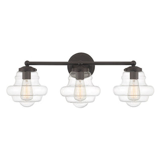 3-Light Bathroom Vanity Light in Oil Rubbed Bronze Oil Rubbed Bronze