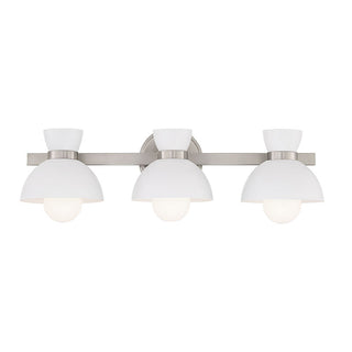 3-Light Bathroom Vanity Light in Brushed Nickel Brushed Nickel