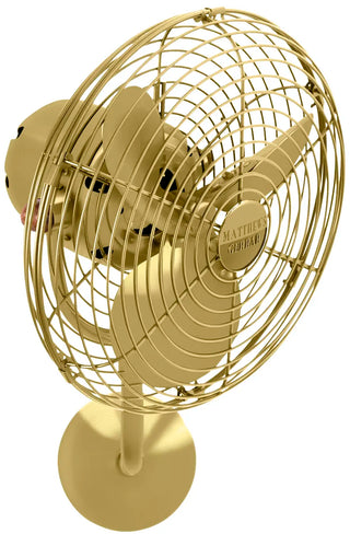 Michelle Parede vintage style wall fan. Multiple Finish Options to choose from