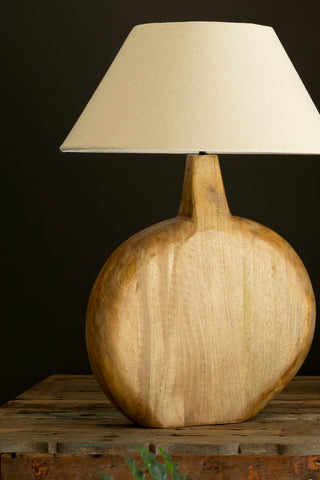 WOODEN TABLE LAMP BASE #2