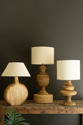 WOODEN TABLE LAMP BASE #2