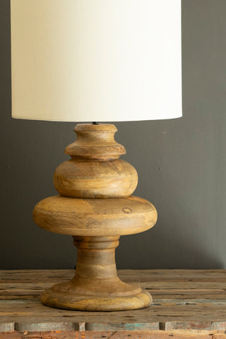 WOODEN TABLE LAMP BASE #4